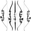 62 Inch Bowfishing Kit 30-50 Lbs Takedown Recurve Bow Right Hand Fishing Bow and Arrow with Reel for Adults Beginners Target Practice and Hunting Fishing (30LBS) view 3