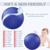 Soft Pilates Ball 9 Inch, Ideal Small Exercise Ball Between Knee Squeeze for Physical Therapy Yoga Core Medicine Abs Pt Bouncy, Mini Rubber Fitball Barre Workout Equipment for Women Men Kid Toddler view 4