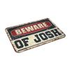 Abipuir Outdoor Mat Large Beware of Josh Rug Fall Door Decorations Spring Welcome Mats Outdoor (Size : 65X90CM) view 2