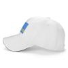 Aruba Flag Unisex Baseball Cap Fits Men Women Adjustable Dad Hat Sandwich Bill Cap White view 3