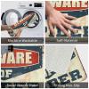 Abipuir Cool Room Accessories for Teens Boys Beware of Spider Rug Fall Rugs Indoor Tiki Bar Decorations (Size : 40X60CM) view 4