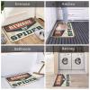 Abipuir Cool Room Accessories for Teens Boys Beware of Spider Rug Fall Rugs Indoor Tiki Bar Decorations (Size : 65X90CM) view 3