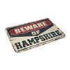Abipuir Classroom Door Mat Beware of Hampshire Rug Entry Floor Mats Porch Rugs Outdoor Waterproof (Size : 65X90CM) view 2