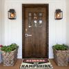 Abipuir Classroom Door Mat Beware of Hampshire Rug Entry Floor Mats Porch Rugs Outdoor Waterproof (Size : 65X90CM) view 4