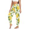 Aflyko Fruit Women Dance Pants Lemon Watercolor Fresh Boho Trousers Yoga Hip Hop Loose Fit Sweatpants Breathable Lounge Harem Pants M view 1