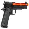 340 FPS Golden Ball x Eagle OTS .45 Hi-Capa Gas Blowback Airsoft Pistol w/Open Slide (Color: Black/Red Barrel) view 2