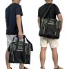 GRANDUP Bowling Ball Bag for Single Ball - Black Bowling accessories Ball Tote Bag Bowling Bag with Padded Ball Holder - Fits Bowling Shoes Up to Mens Size 14 view 4