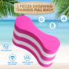 Outus 3 Pieces Swim Pull Buoy 5-Layer Leg Float Eva Pool Buoy Legs Hips Support Swim Gear Soft Swimming Pull Float Pool Training Aid for Kids Adults Beginners view 3