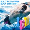 Outus 3 Pieces Swim Pull Buoy 5-Layer Leg Float Eva Pool Buoy Legs Hips Support Swim Gear Soft Swimming Pull Float Pool Training Aid for Kids Adults Beginners view 4