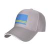 Aruba Flag Unisex Baseball Cap Fits Men Women Adjustable Dad Hat Sandwich Bill Cap Gray view 2