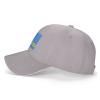 Aruba Flag Unisex Baseball Cap Fits Men Women Adjustable Dad Hat Sandwich Bill Cap Gray view 3