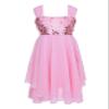Daenrui Kids Girls Sleeveless Sequins Ballet Lyrical Dance Chiffon Dress Modern Contemporary Dance Costume Leotard Pink 10 Years view 1