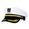 CCHAMP Party Dress up captain hat adult for men women, sailor captain hat Skipper hat, yacht Captain cap, navy Captain fancy dress Costume Accessory, Marines Admiral Cap for Halloween Cosplay view 1