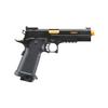 340 FPS Golden Ball x Eagle OTS .45 Hi-Capa Gas Blowback Airsoft Pistol w/Vented Slide (Color: Black/Gold) view 2