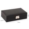 ArtsPavilion Jewelry Box for Women Girls, Leather Small Travel Organizer Case, Portable Display Storage Holder Boxes for Rings Earrings Necklaces Bracelets White view 2