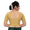 BishtHub Fashion Women's Cotton Blend Stretchable Elbow Sleeve Casual Wear Readymade Blouse Free Size -(Chiku-28-36) view 2