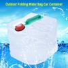 Folding Water Container, 10L/20L Large Capacity Water Carrier Bag, Outdoor Water Storage Jug Canteen for Hiking, Picnic, Camping(20L) view 2