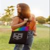 PICNIC TIME NHL Los Angeles Kings Vista Outdoor Picnic Blanket & Tote, Beach Blanket, Camping Blanket, (Rainbow with Black) view 2