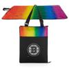 PICNIC TIME NHL Boston Bruins Vista Outdoor Picnic Blanket & Tote, Beach Blanket, Camping Blanket, (Rainbow with Black) view 3