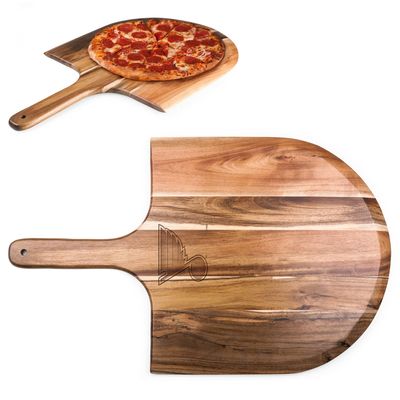 PICNIC TIME NHL St Louis Blues Acacia Wood Pizza Peel, Serving Pizza Paddle, Bread Peel, (Acacia Wood)