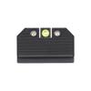 Night Fision Optics Ready Stealth .330-.353 Lower 1/3rd Night Sight Set Compatible with 17/19/34 w/RMR/507c/508t, Yellow Front Ring, Black Rear Rings view 1