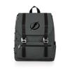 PICNIC TIME NHL Tampa Bay Lightning OTG Traverse Backpack Cooler, Soft Cooler Backpack, Hiking Backpack, (Heathered Gray) view 3