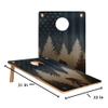 Elakai Weekender Ultra Lightweight Travel Cornhole Boards with Case 22x31 in 1 Hole Sasquatch view 2