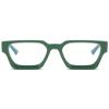 EYLRIM Thick Square Frame Blue Light Glasses for Women Men Non Prescription Computer Eyeglasses(02 Green) view 3