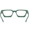 EYLRIM Thick Square Frame Blue Light Glasses for Women Men Non Prescription Computer Eyeglasses(02 Green) view 4