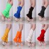 Mluvpxey Woolen Socks Warm Winter Solid Colour Adult Leg Cover Pile of Socks Cover Knitting Foot Cover (Color : Goose Yellow, Size : One Size) view 3
