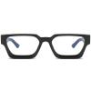 EYLRIM Thick Square Frame Blue Light Glasses for Women Men Non Prescription Computer Eyeglasses(01 Black) view 4