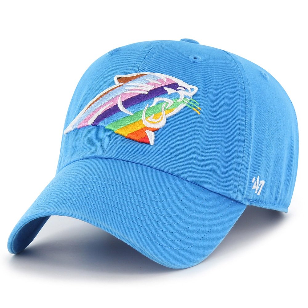 47 Men's Blue Carolina Panthers Pride Clean Up Adjustable Hat