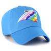 47 Men's Blue Carolina Panthers Pride Clean Up Adjustable Hat view 2
