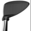 Callaway Jaws RAW Matte Black Lob Wedge, Left Handed, 60-12 (Bounce) W Grind, Steel, S200 (Stiff), Standard view 3
