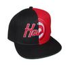 Mitchell & Ness Atlanta Hawks Split Logo Snapback Adjustable Hat Cap - Team Colors view 1