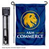 College Flags & Banners Co. Texas A&M Commerce Lions Garden Flag with Pole Stand Holder view 2