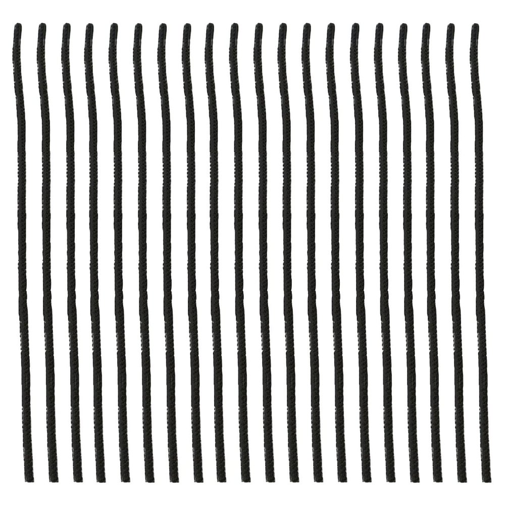 Performall Sports Dyna Lacrosse Sidewall Strings 33 inch Tipped Black Bulk (20-Pack)
