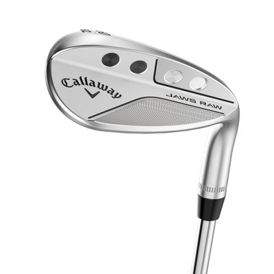 Callaway 2023 Jaws RAW Chrome Full Toe Lob Wedge, 60-10 (Bounce) J Grind, Steel, Wedge Flex, Standard