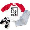 Bump and Beyond Designs Boys Valentine's Shirt, Mr. Steal Your Heart (Red 18-24 Months) view 2