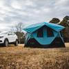 Gazelle Tents T3X Hub Tent Overland Edition, Easy 90 Second Set-Up, Waterproof, UV Resistant, Removable Floor, Footprint, 3-Person, Pacific Blue, 68" x 76" x 82", GT302PB view 3