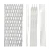 Performall Sports Dyna Lacrosse Mesh Stringing Kit 10D Diamond Semi-Soft White; 33 inch Tipped Lax Strings view 1
