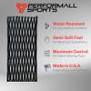 Performall Sports Dyna Lacrosse Mesh Stringing Kit 10D Diamond Semi-Soft Black; 33 inch Tipped Lax Strings view 3