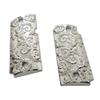Custom for Kimber Micro 9 mm Metal Grips Scroll Design Micro9 Screws Nickel Plated view 1