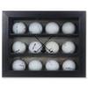 Golf Ball Shadowbox Display Case | 12 Ball & 25 Ball Options | Glass Front Door view 1
