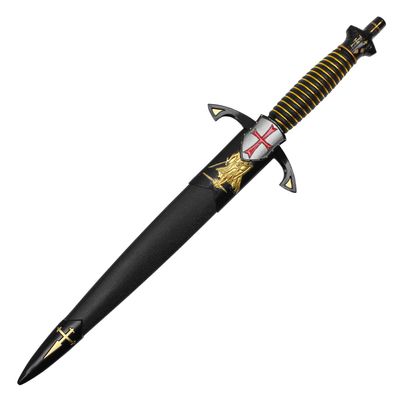 Hero's Edge 15.5" Knights Templar Crusader Dagger (H-5961)