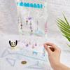 SUPERFINDINGS 2 Sets Acrylic Hanger Earrings Display Stand 2 Tiers with 32Pcs Coat Hangers Colorful Cute Jewelry Stand Organizer Ear Studs Display Rack for Retail Show Personal Exhibition,22.3x7x30cm view 3