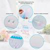 SUPERFINDINGS 2 Sets Acrylic Hanger Earrings Display Stand 2 Tiers with 32Pcs Coat Hangers Colorful Cute Jewelry Stand Organizer Ear Studs Display Rack for Retail Show Personal Exhibition,22.3x7x30cm view 4