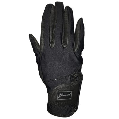 Grewal Equestrian Catherine Leather Riding Gloves (Navy Blue, X-Small 5)