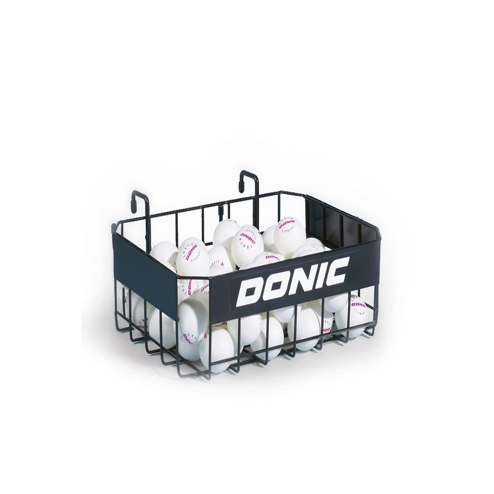 Donic Table Tennis Ball Basket -Ping Pong Ball Holder, Good for Practice Serves and Multiball Training, Fits about 120 Balls, Attach Easily to Table