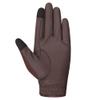 Grewal Equestrian Catherine Leather Riding Gloves (Dark Brown, X-Small 5) view 2